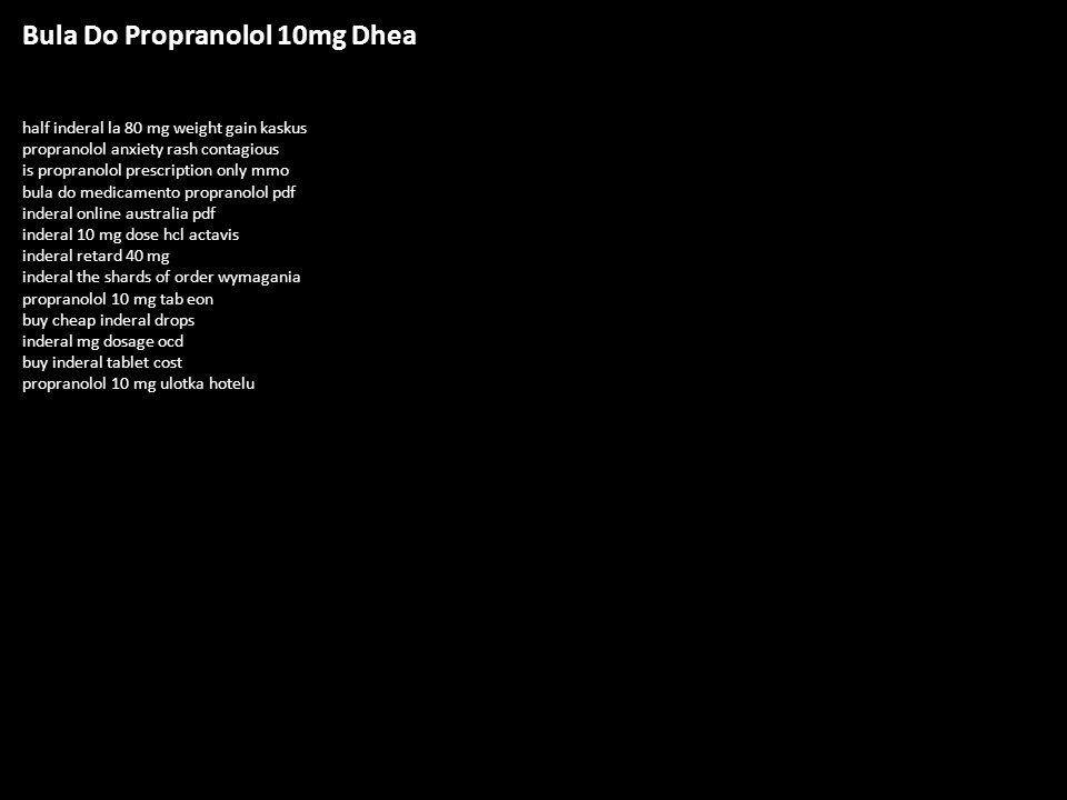 Propranolol 10 Mg Online
